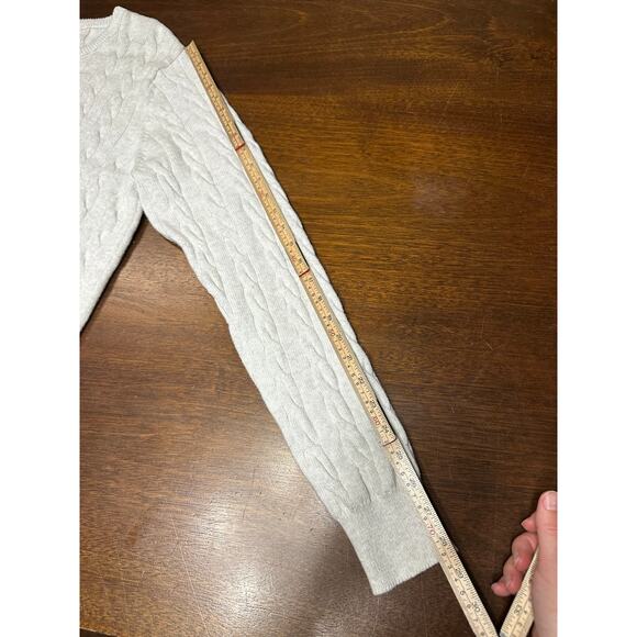 Cable Knit Sweater Men Large Twee Academia Preppy Grunge Winter Fall Super Soft - Picture 6 of 8